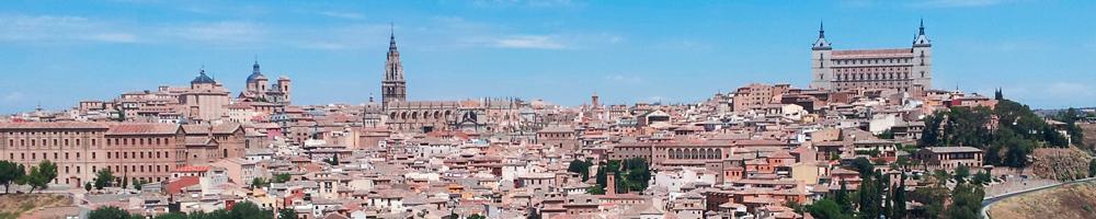 vista panoramica de la ciudad de Toledo (España)