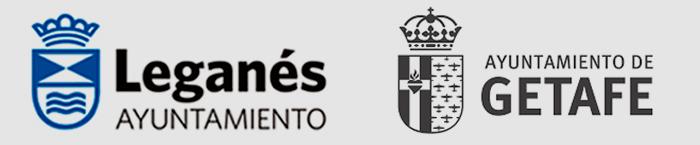 logotipos Ayuntamientos de Leganés y de Getafe
