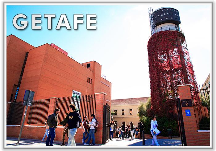 Foto de una de las entradas al Campus de Getafe