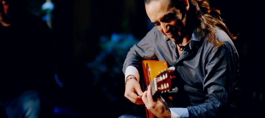 Imagen guitarrista flamenco