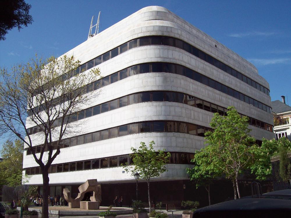 Imagen del edificio de la Fundación Juan March en Madrid.