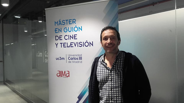 Salvador Calvo en el Máster en Guión de Cine y Televisión UC3M