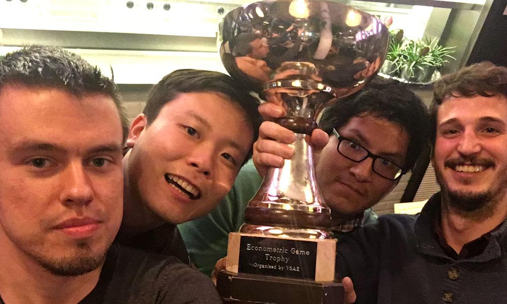 El equipo de la UC3M que ha ganado el Econometric Game 2018