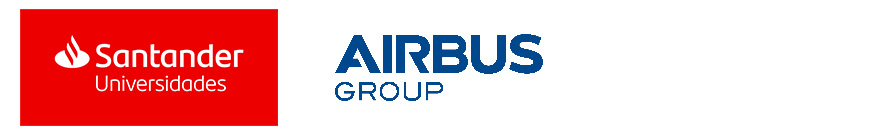 Logotipos de Banco Santander Universidades, Airbus Group