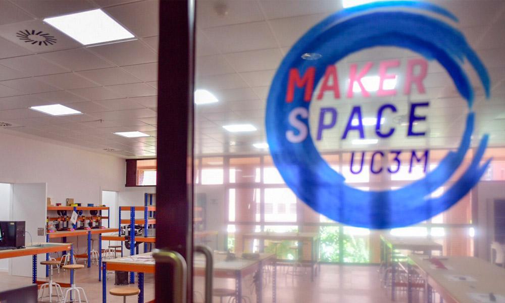 Nueva área de trabajo colaborativo Maker Space en la Universidad Carlos III de Madrid. 