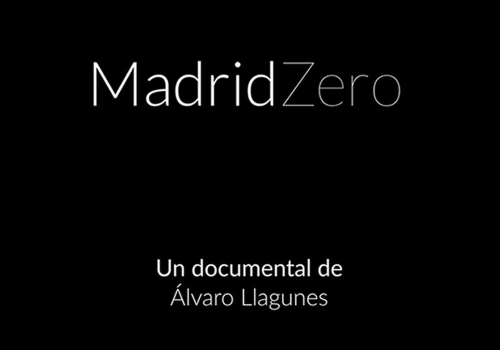 recorte del cartel del proyecto Madrid Zero de los alumnos de Transmedia