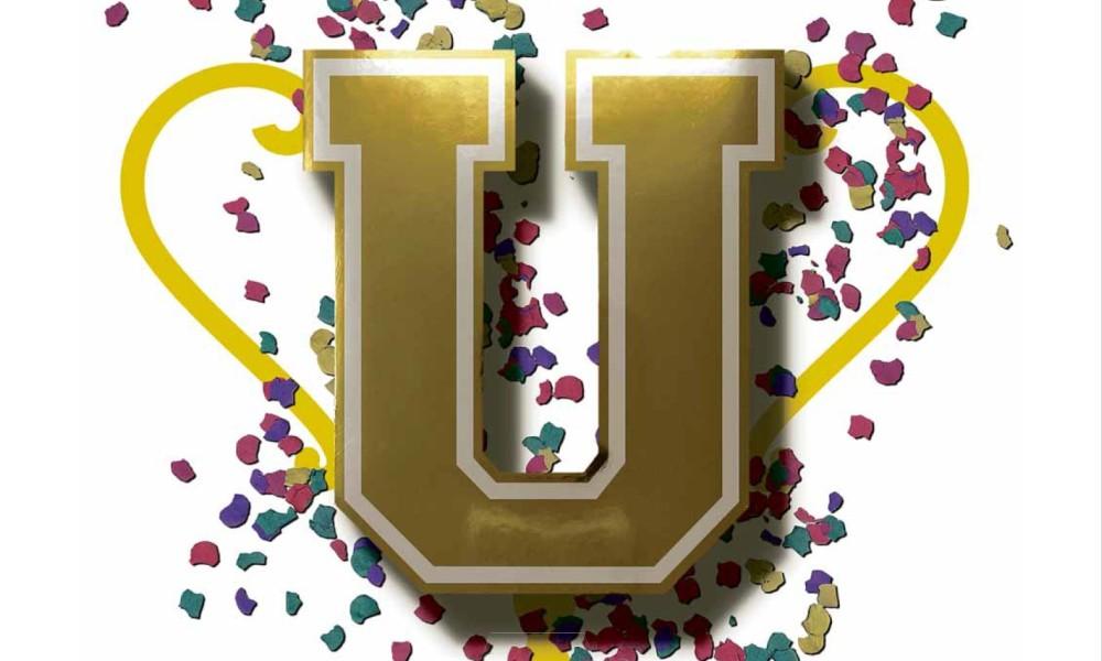 Copa de campeones creada con la letra u, que simboliza a las universidades