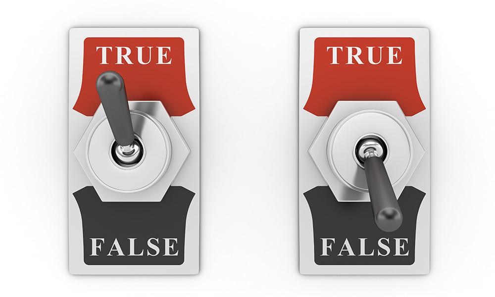 Interructores de True o False