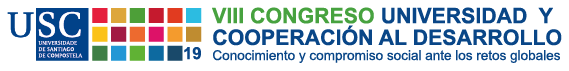 Logo del VIII Congreso Universidad y Cooperación al Desarrollo 2019