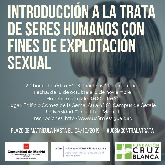 Taller formativo: Introducción a la trata de seres humanos con fines de explotación sexual