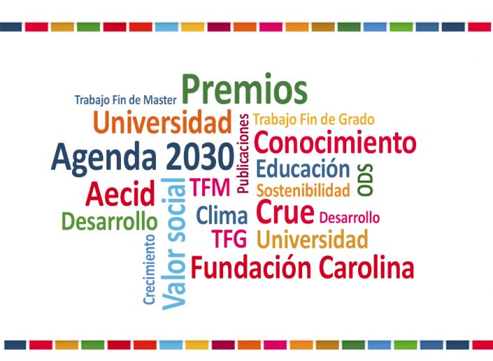Fomo promocional de los I Premios «Universidad, Conocimiento y Agenda 2030»