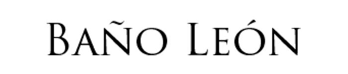 logotipo de Baño León Abogados