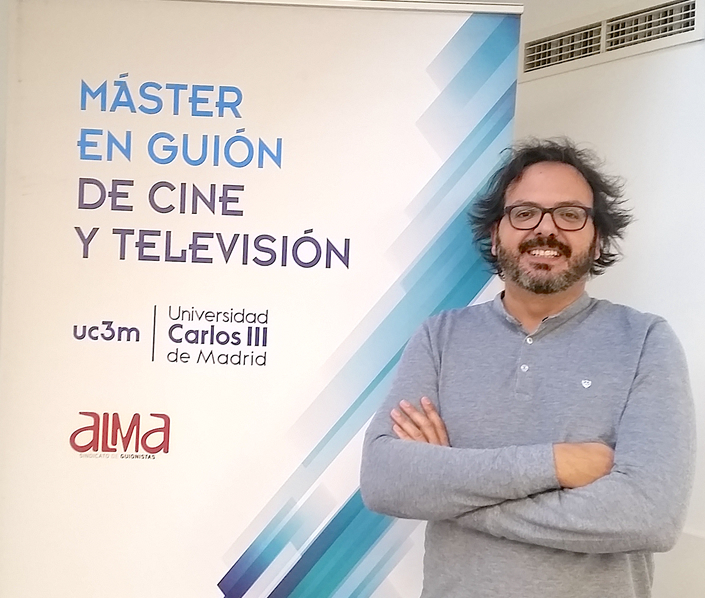 Nico Romero en el Máster en Guión de Cine y Televisión UC3M