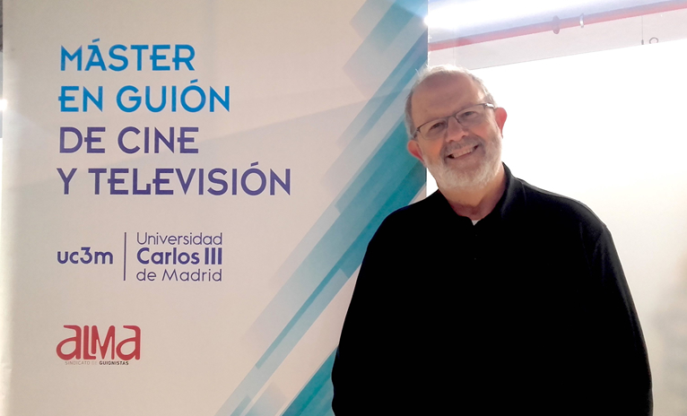 Casimiro Torreiro en el Máster en Guion de Cine y Televisión UC3M