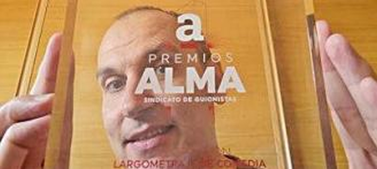 David Marques premios Alma en el Máster en Guion de Cine y Televisión UC3M