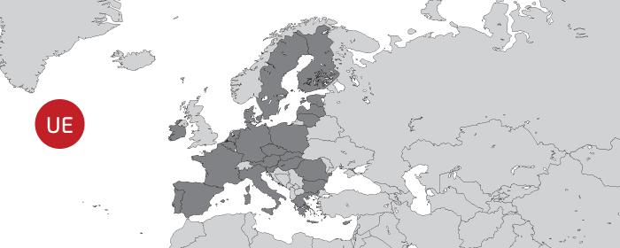 Mapa union europea
