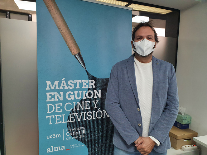 Nico Romero en el Máster Propio UC3M en Guion de Cine y TV