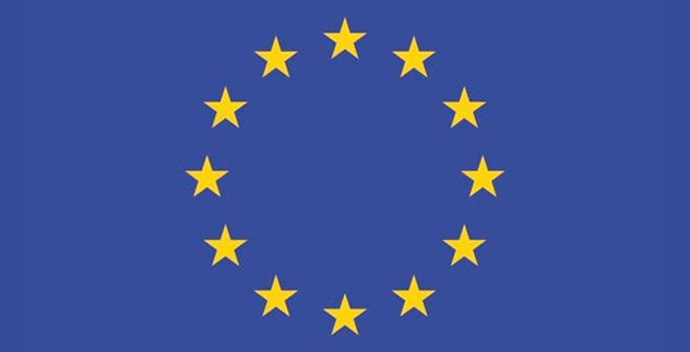 Foto de la Bandera de la Unión Europea