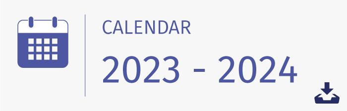 Calendar icon 2023-2024 General Information