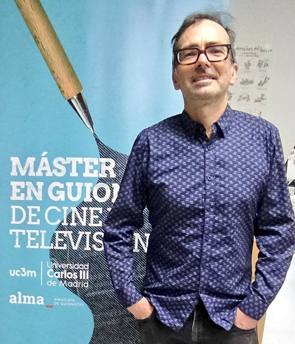 Rubén Romero Santos en el Máster de Guion de Cine y Tv