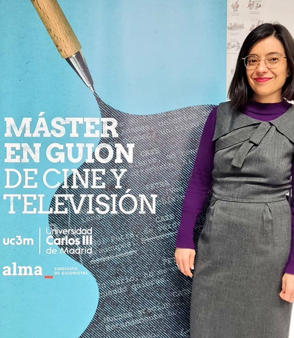 Sonia García López en el Máster de Guion de Cine y Tv