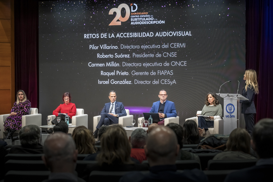 El CESyA, gestionado por la UC3M, celebra 20 años de labor por la accesibilidad audiovisual de las personas con discapacidad
