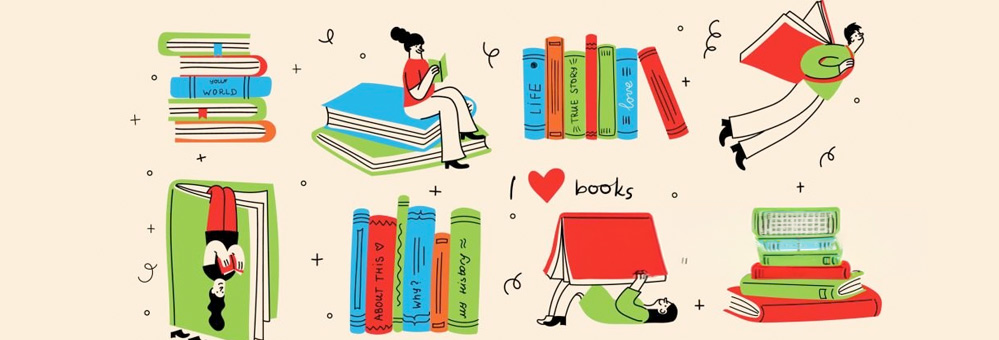 Ilutración sobre el día del libro