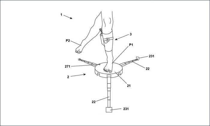 Patentan un nuevo dispositivo para la rehabilitación de la rodilla