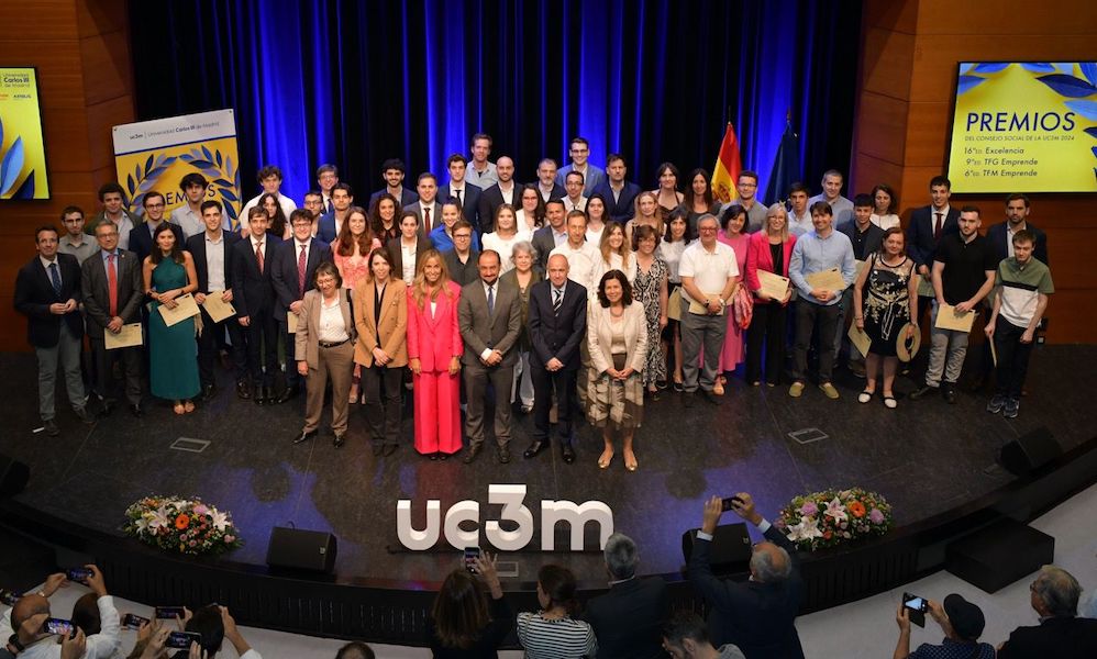 La UC3M entrega los Premios 2024 a la excelencia y el emprendimiento