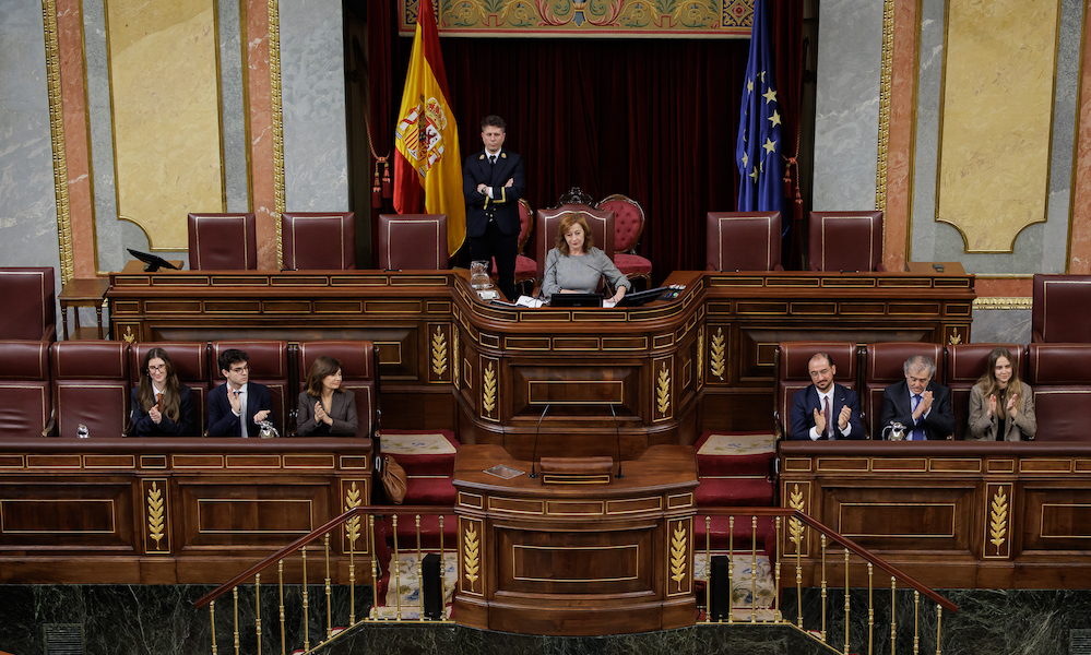 La asociación de estudiantes Ágora UC3M cierra la V edición de la Simulación Parlamentaria SIC3M en el hemiciclo del Congreso de los Diputados