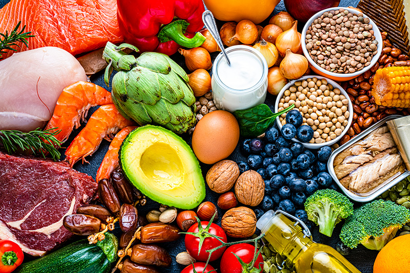 Fotograífa de alimentos frescos