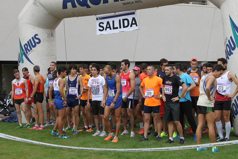Imagen salida carrera Cross Rector