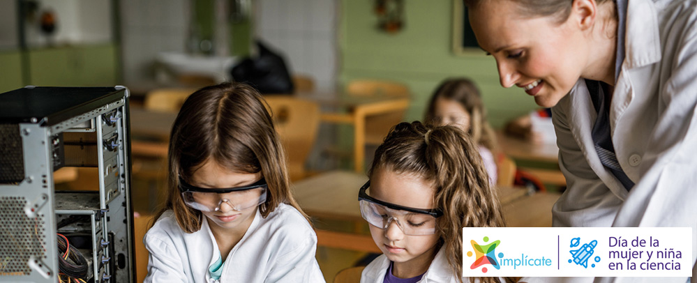 imagen Implícate_Mujer y la Niña en la Ciencia