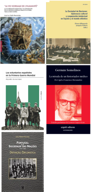 Cubiertas de los libros mencionados