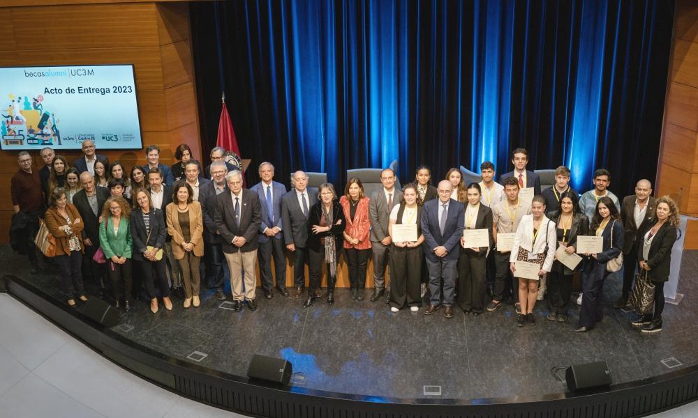 La UC3M entrega las becas Alumni 2023