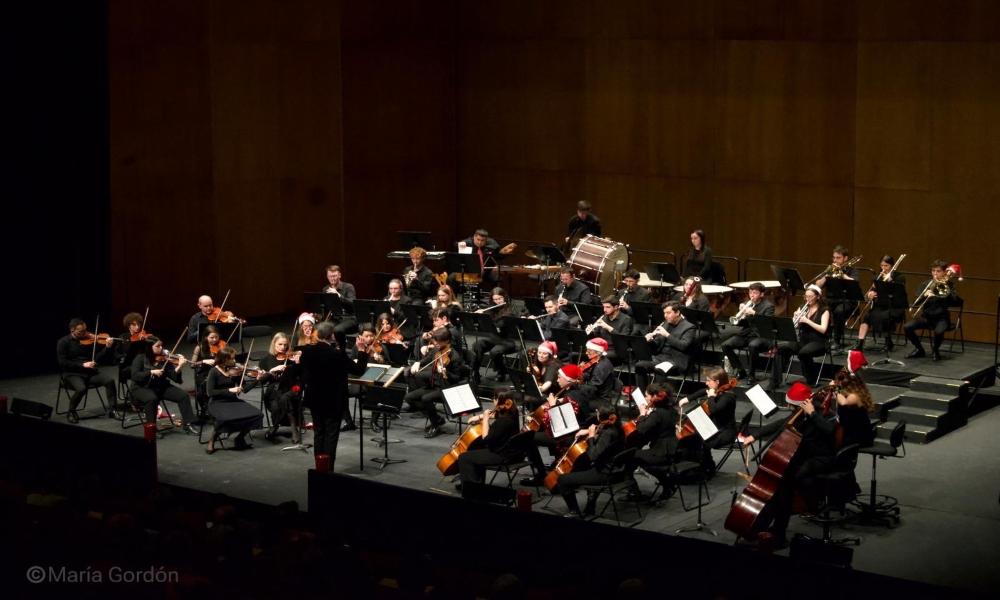 La Universidad Carlos III de Madrid celebró el tradicional concierto de Navidad