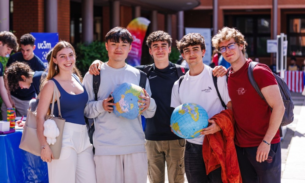 La UC3M celebra su Feria Internacional en el campus de Leganés 