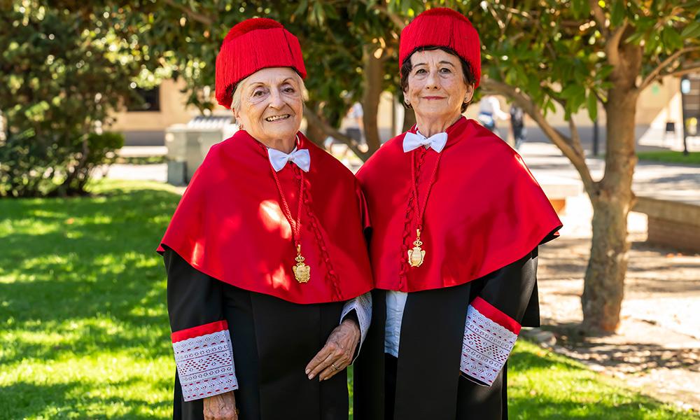 La UC3M celebra la apertura del curso académico 2026/2027 con la investidura como Doctoras Honoris Causa de las juristas Elisa Pérez Vera y Adela Asua Batarrita