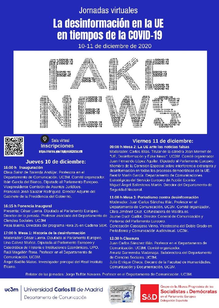 Fake News carte informativo jornadas 