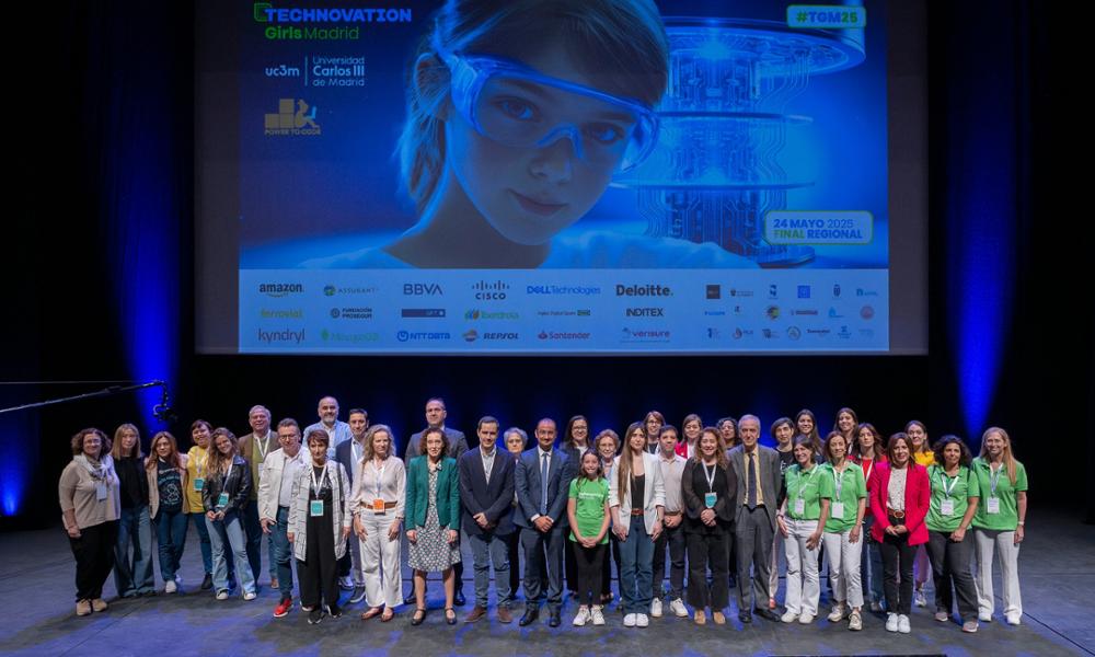 La UC3M y Power to Code celebran la 9ª Edición Technovation Girls 2025