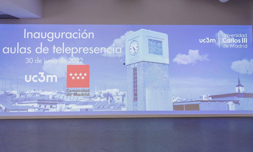 La UC3M inaugura sus nuevas aulas de telepresencia