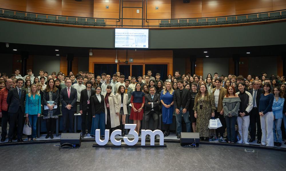 El vicepresidente de la Comisión Europea visita la UC3M para hablar sobre los desafíos de la UE en el marco geopolítico mundial