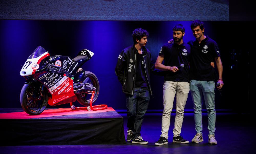 Estudiantes de la UC3M presentan su nueva moto de competición, la MS8