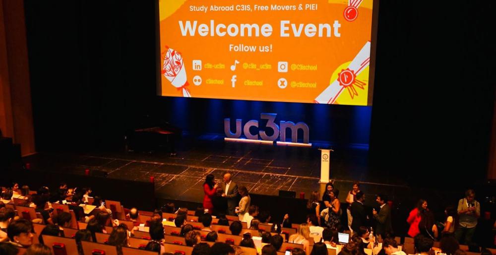 La UC3M da la bienvenida al nuevo alumnado internacional