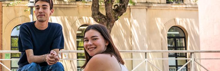 Fotografía de Estudiantes en el Campus de la Universidad Carlos III de Madrid