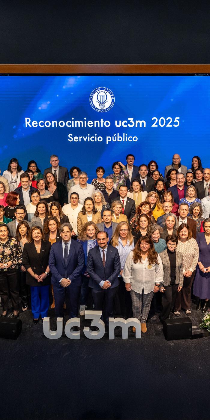 La UC3M reconoce la trayectoria y el compromiso de su personal
