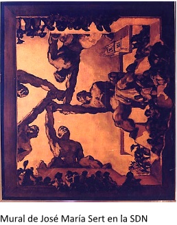Mural de José María Sert en la SDN