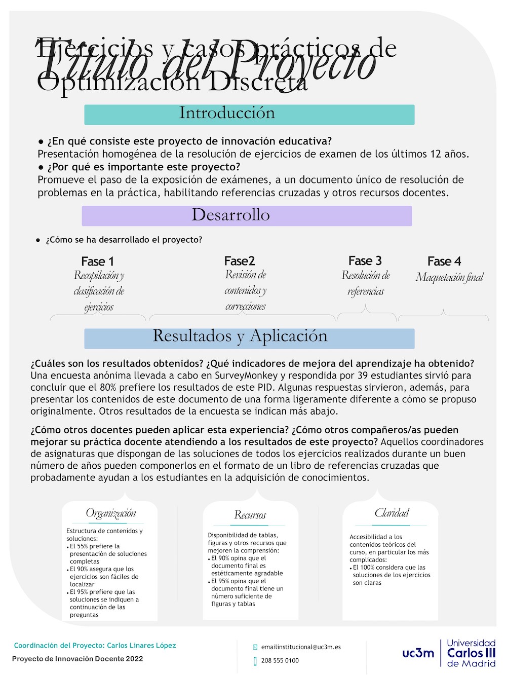 Ejercicios y casos prácticos de optimización discreta