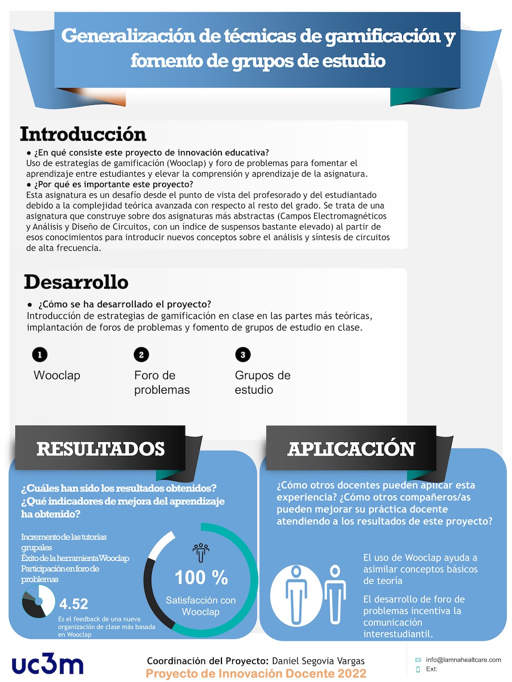 Generalización de técnicas de gamificación y fomento de grupos de estudio