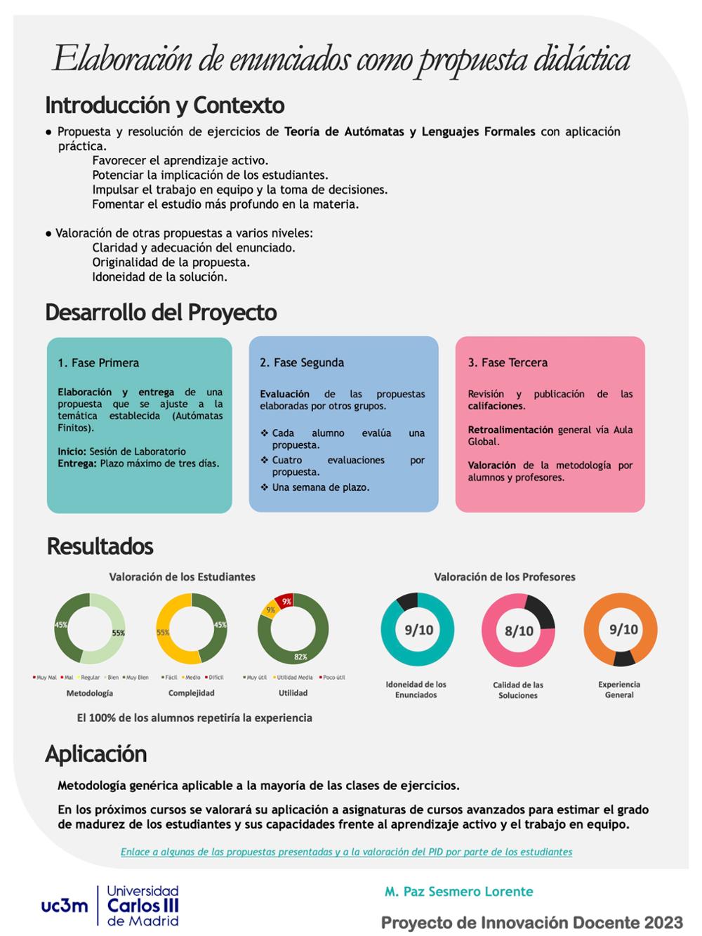 Elaboración de enunciados como propuesta didáctica